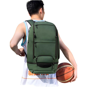 Sac à dos de sport et de fitness polyvalent en cuir PU, sac de voyage, de randonnée, de camping, de cyclisme, de casque, de skateboard, de ski - Product Image 4