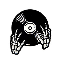 Enregistreur personnalisé de haute qualité conception de musique populaire en gros émail broche insigne métal artisanat épinglette