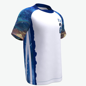 De los hombres, camisa de deportes elástico de poliéster jersey de rugby - Product Image 6