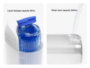 Irrigador Bucal Profesional Portátil Inalámbrico con Doble Boquilla de Efectos, Doble Tanque de Líquido, Ajuste de Tres Velocidades y Múltiples Sabores para Hotel - Product Image 5
