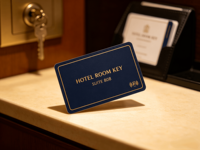 Günstiger Preis Premium Maßgefertigte Hotel-Zugangskarte Wasserdichte 13,56 MHz Schlüsselkarte RFID NFC Chip Plastik Hotelzimmerkarte
