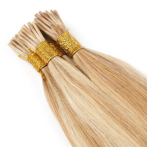 Estensioni per <span class=keywords><strong>capelli</strong></span> I-Tip a doppia trama, con cuticole allineate, lisce, di qualità russa, per tutti i colori - Prezzo all'ingrosso - Product Image 4