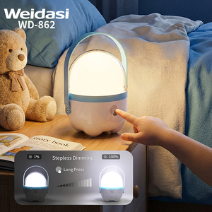 कैंपिंग लाइटिंग के लिए हैंडल के साथ रिचार्जेबल आउटडोर एलिप्टिकल एलईडी लालटेन - Product Image 5