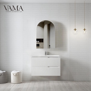 Meuble-lavabo mural flottant de style <span class=keywords><strong>appartement</strong></span> au design moderne et élégant NT28002-60 - Product Image 3