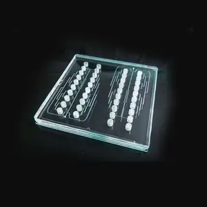 Custom Different Pattern Glass Microfluidic Chip