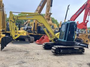 Mini pelleteuse Yanmar d'occasion (Vic55/Vic80) Moteur de pompe de 8 tonnes d'occasion en stock en bon état Shanghai - Product Image 2