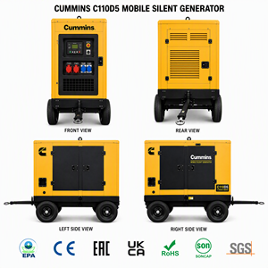 Generador diésel Cummins Weichai Baudouin Yuchai Shangchai Steyr de 100 kW, 125 kVA, 150 kW, 100 kVA, silencioso, de 111 kW, 120 kW, 150 kVA - Product Image 1