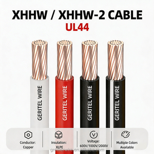 1 4 6 8 10 <span class=keywords><strong>Awg</strong></span> 1/0 2/0 4/0シングルコア銅導体XLPE電気ケーブルワイヤーTHHN THWN RHH RHW XHHW XHHW-2ケーブル - Product Image 1