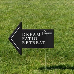 Insegne da Giardino Personalizzate per Immobiliare 18x24 con Pali a H per Marketing Immobiliare - Product Image 4