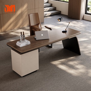 JYN High-end di lusso Boss Desk leggero CEO scrivania da ufficio di lusso per la casa calligrafia tavolo da ufficio scrivania Computer - Product Image 2