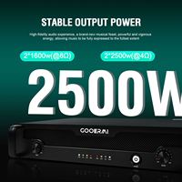 Amplificateur de puissance numérique professionnel DAN215 2U 2 canaux classe D 1500W haute puissance 3750W 2 ohms pour haut-parleurs