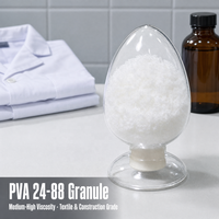 Alcool Polyvinylique PVA 24-88 Granulé Résine Hydrosoluble CAS 9002-89-5 Gommage Textile Adhésif de Construction ISO9001