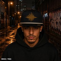 Casquette de baseball personnalisée avec broderie Old English, 5 panneaux, visière incurvée, style Dad Hat, streetwear urbain West Coast, vente en gros, faible MOQ