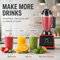 Robot culinaire 3-en-1 pour bébé, mixeur commercial, presse-agrumes électrique en verre, broyeur, broyeur à glace, mixeur domestique robuste