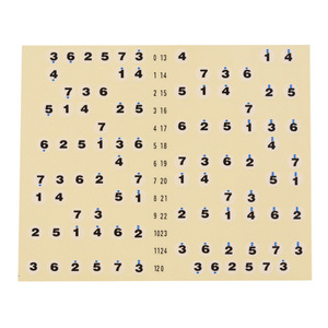 Autocollants pour touche de guitare, étiquettes de notes en plastique, aide à l'apprentissage de la guitare électrique, accessoires pour touche de guitare - Product Image 1