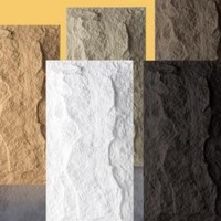 PU-Schaum Feuchtigkeitsbeständige Wasserdichte 3D-Wandpaneele für Moderne Europäische Rustikale Innen-/Außenanwendungen