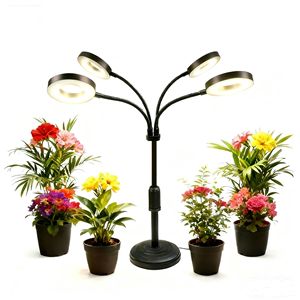 3 Heads Indoor Plants Full Spectrum LED Grow Light Timed Dimming Functions Plant Pot Light Garden <b>Tool</b> Home Series LED Grow Lamp - Product Image 2