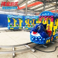 Train électrique carré pour enfants, équipement de Center de divertissement familiale, Train électrique