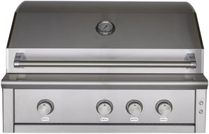 شواية خارجية فاخرة عالية الجودة مدمجة من الفولاذ المقاوم للصدأ 304 بثلاثة مواقد وإشعال إلكتروني نبضي للاستخدام المنزلي - Product Image 2