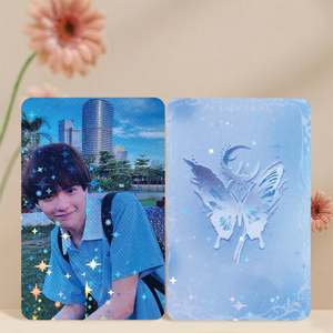 Tarjeta Fotográfica Holográfica <span class=keywords><strong>de</strong></span> <span class=keywords><strong>JIMIN</strong></span>, Tarjeta Coleccionable <span class=keywords><strong>de</strong></span> Kpop Personalizada, Tarjeta Postal <span class=keywords><strong>de</strong></span> Ídolo Kpop - Product Image 5