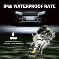 Bohlam Lampu Depan LED Super Terang V23-W 110W H4 H7 H11 Lampu LED Mobil 10000LM Lampu Pengganti Penerangan Otomotif