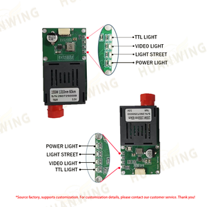 Modules émetteurs-récepteurs optiques TTL 40KM pour UAV, fibre optique TTL vers fibre, air-terre, débit de données 155M, interface FC Rx/Tx/AV, accessoires - Product Image 2