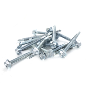 Vis autoforeuses à tête hexagonale de qualité industrielle (métrique/pouce) pour toitures métalliques, structures en acier, fixation à haute charge, zinc - Product Image 1