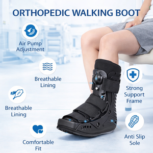 Botas Ortopédicas Transpirables de Alta Calidad, Bota Ortopédica Neumática para Fractura de Tobillo - Product Image 1