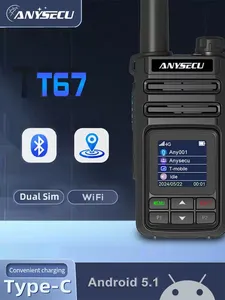 วิทยุสื่อสารสองทาง T67 ระดับโลก แพลตฟอร์ม Zello เครือข่ายสาธารณะ สมาร์ทโฟน 4G บลูทูธ WiFi ซิมการ์ด ใช้งานต่างประเทศ ภาษาอังกฤษ รุ่นพกพา L781 - Product Image 1