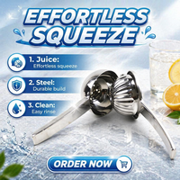 Presse-agrumes manuel multifonction en acier inoxydable 304 pour citrons et fruits, idéal pour la cuisine domestique