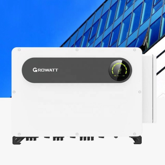 Growatt On-Grid Solar Inverter MAX 100-150KTL3-X LV 100Kw 110Kw 125Kw 150Kw Solar Inverter Three Phase High Voltage PV Inverter