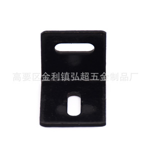 Support en fer en forme de L 26x30x25 Peint en noir Durable Moderne et simple pour support de bureau - Product Image 3