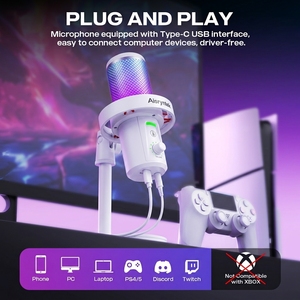 Nouveautés 2026 : Microphone de Jeu USB pour PC - Micro Condensateur Cardioïde Qualité Studio 48kHz/24-bit pour Streaming et Podcast - Product Image 3