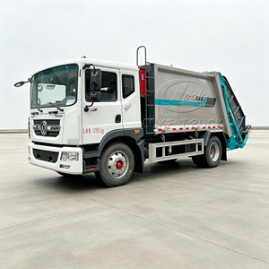 Dongfeng Dolica รถขนขยะ D9 4x2 12CBM พร้อมถังไฮดรอลิกทรงสามเหลี่ยมสำหรับทิ้งขยะสุขาภิบาล - Product Image 3