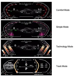 Painel de instrumentos para BMW série 5 F10 F11 3 série F30 F35 X5 E70 E71 LCD, painel de 12.3" LCD, painel digital do velocímetro
