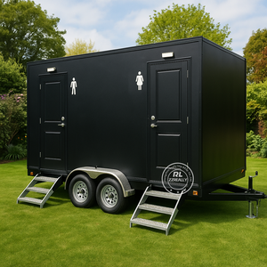 2025 럭셔리 모바일 화장실 휴대용 화장실 트레일러 VIP 편의 시설 야외 이벤트를위한 모바일 욕실 트레일러 - Product Image 5