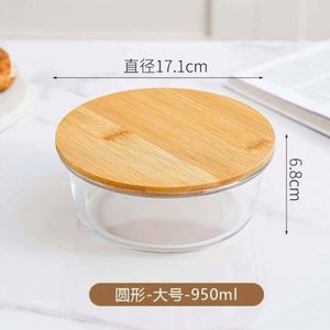 Boîte de conservation alimentaire ronde en verre Pyrex haute borosilicate Mairun pour nouveau-nés, multi-tailles 0-1L, compatible micro-ondes, vente en gros USA - Product Image 5