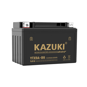 Batterie automobile et moto Kazuki <span class=keywords><strong>YTX9</strong></span>-<span class=keywords><strong>BS</strong></span> neuve de haute qualité 2.65V <span class=keywords><strong>9AH</strong></span> au plomb-acide orange haute performance sans entretien - Product Image 5