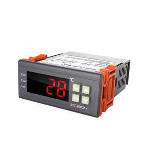 Contrôleur de température à affichage numérique STC-8080A+ Haute précision Réglable Dégivrage programmé Commutateurs intelligents (TDS) - Product Image 1