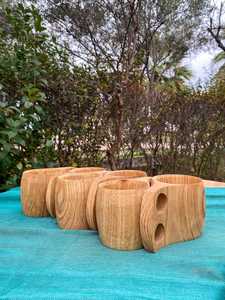 Taza de Té de Madera Natural Ecológica, Hecha a Mano, de Primera Calidad, Vajilla Orgánica y Sostenible, Apta para Oficina y Hogar - Product Image 5