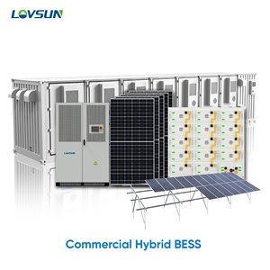 Système solaire complet hors réseau de 1 MW, 5 MW, 10 MW avec panneaux solaires, générateur et stockage par batterie au lithium - Product Image 2
