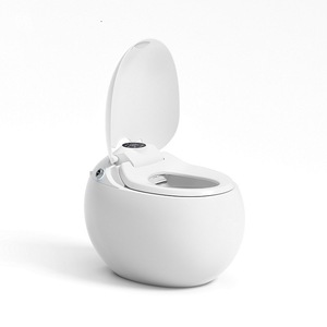 WC intelligent KD-K29A1 en forme d'œuf, de Chaozhou, sanitaires de haute technologie, avec chasse d'eau électrique à capteur au sol - Product Image 3