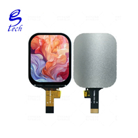 2,01-Zoll TFT LCD-Bildschirm JD9853 Kleines Display mit 240x296 Auflösung LCD-Farbbildschirm SPI Abgerundete Ecken