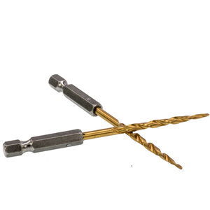 Juego de brocas cónicas de vástago hexagonal ajustable Apex HSS M2 1/4 para taladrado de metal con orificio piloto, 61 mm - Product Image 2