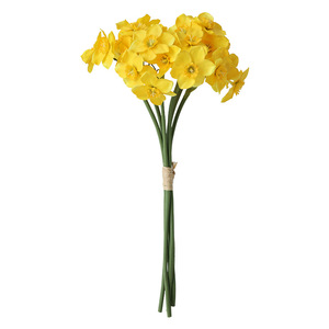 H-675 vendita calda Bouquet di nozze fiori artificiali <span class=keywords><strong>narciso</strong></span> fiori di seta alla rinfusa <span class=keywords><strong>narciso</strong></span> <span class=keywords><strong>fiore</strong></span> per matrimonio evento domestico - Product Image 4