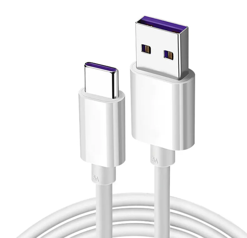 Usb Cable 5a Hot Sale 5A USB Fast Charging 3FT 6FT 5A Type C USB 2.0 Data Regular Mobile Phone Charger Cable For Huawei Samsung Oneplus