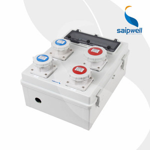 SAIP/SAIPWELL Ổ Cắm Công Nghiệp Hộp Nhựa Cách Điện Hộp Chuyển Đổi 220V/380V Trang Web Ngoài Trời Nước Mưa Hộp Phân Phối kết Hợp - Product Image 5
