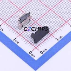 MC-118M USB Connector Bent Lead Through Hole Connector Micro-B Female Right Angle Insert 5P - Product Image 2