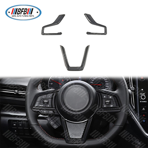 Pour Subaru WRX accessoires en Fiber de carbone Service personnalisé volant bouton cadre voiture garniture intérieure 2022-2023 - Product Image 1