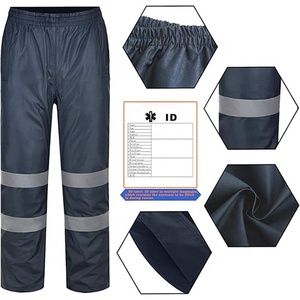 Pantalon de pluie réfléchissant haute visibilité imperméable pour la pêche, la <span class=keywords><strong>moto</strong></span>, le cyclisme, l'agriculture, la randonnée et les travaux - Product Image 3